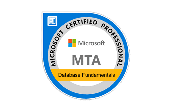 Microsoft Technology Associate Database Fundamentals